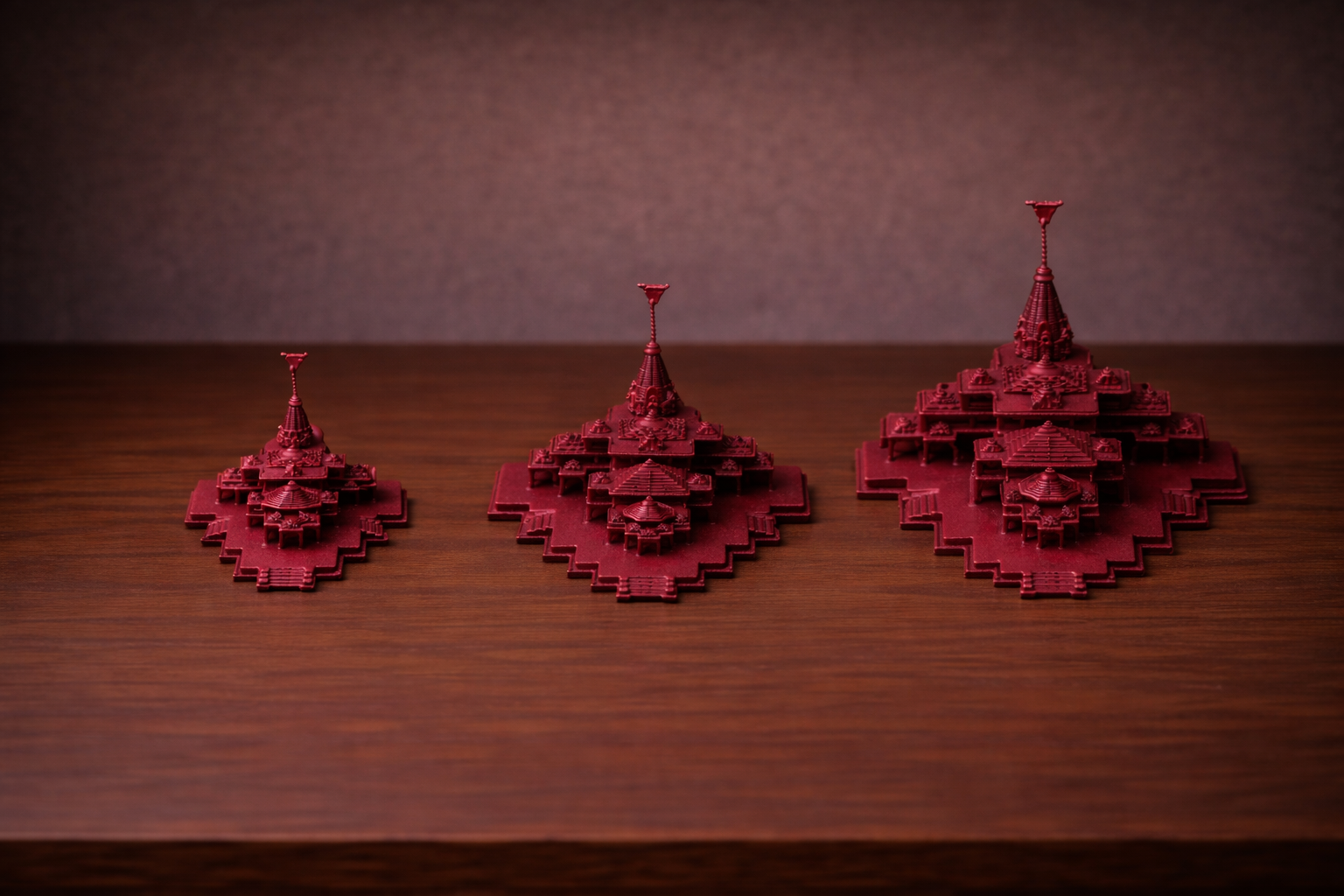 Ayodhya Ram Mandir Miniature - Large